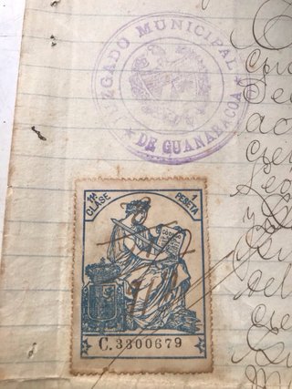 DOCUMENTO ANTIGUO REGISTRO NATALICIO CUBANO 1915