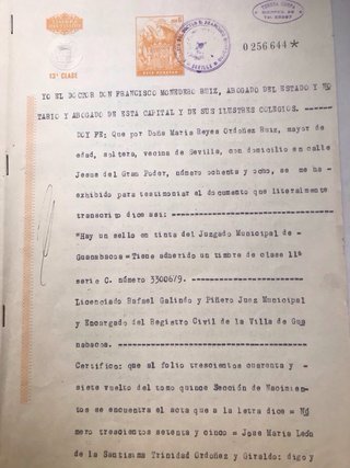 DOCUMENTO ANTIGUO REGISTRO NATALICIO CUBANO 1915