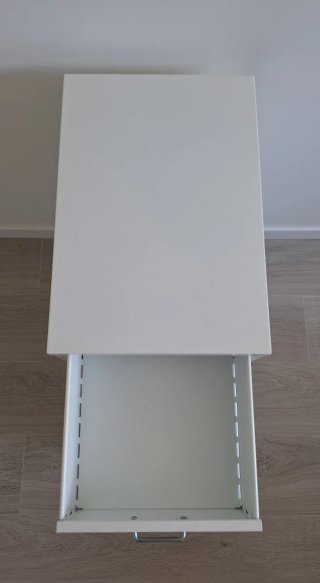 Armario archivador metálico blanco Vida XL