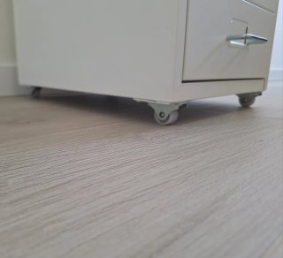 Armario archivador metálico blanco Vida XL