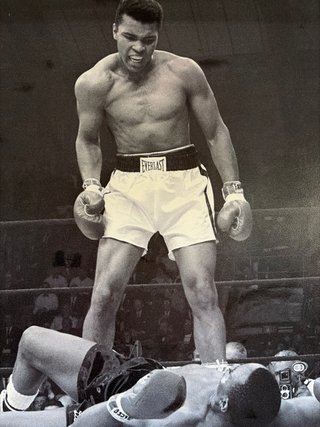 Lienzo Muhammad Ali vs Sonny Liston