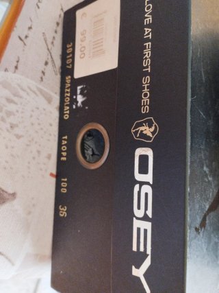 Sandali Osey Zeppa Beige/Marrone Tg 35