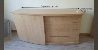 Aparador cómoda mueble TV madera