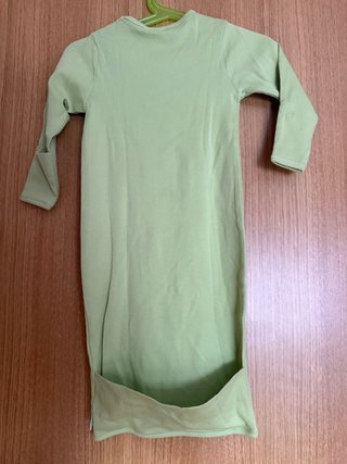 Pijama saco bebé verde nuevo
