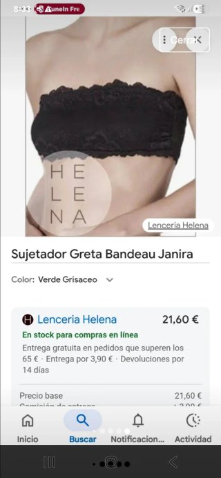 Sujetador Bandó Janira Encaje Blanco Talla 90B