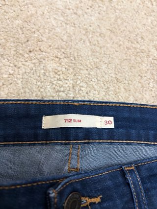 Jeans Levi's 712 Slim Fit da Donna Vintage