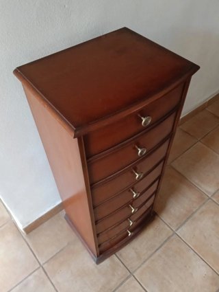 Mueble Vintage Madera 7 Cajones