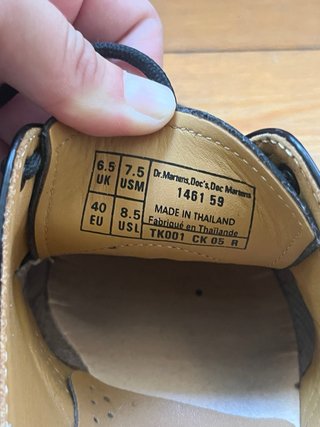 Zapatos Dr. Martens negros - Talla 40 eu