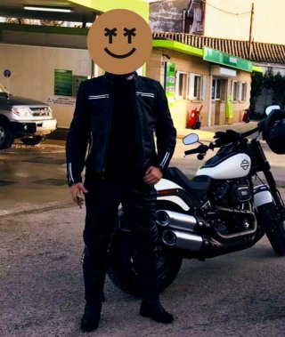 Chaqueta Cuero Mujer Harley Davidson Negra