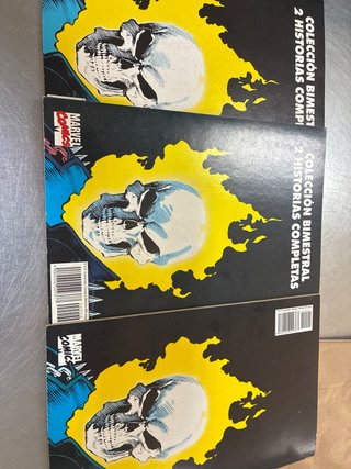 3 cómics. El motorista Fantasma. Fórum.