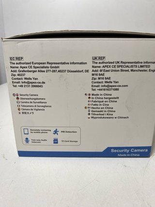 : Cámara Seguridad COCOCAM ZY-C Inalámbrica Solar
