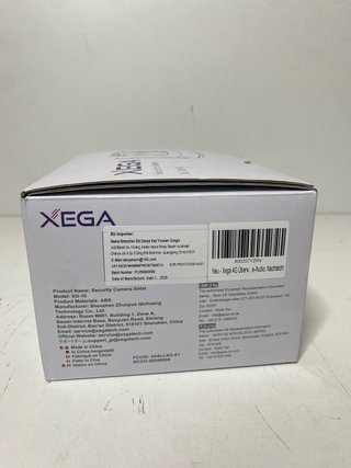 : Cámara Vigilancia XEGA XG-10 4G LTE Solar