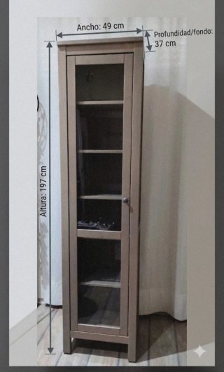 Armario vitrina aparador estantería Hemnes IKEA