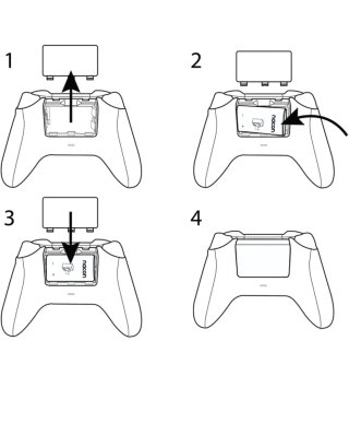 Cargador Xbox con 2 Baterías Recargables