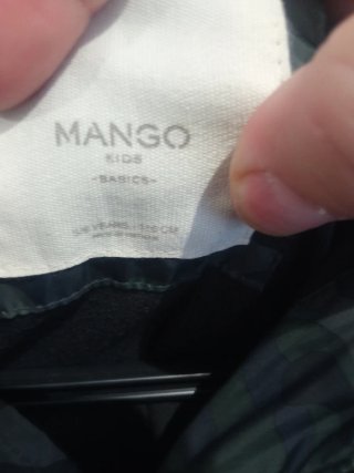 Cazadora niño camuflaje Mango