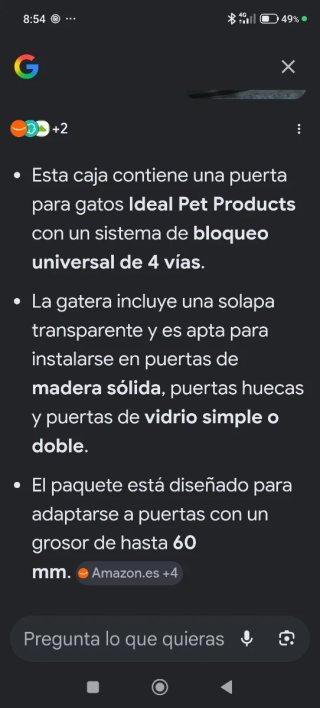 Puerta para Gatos Universal 4 Vías