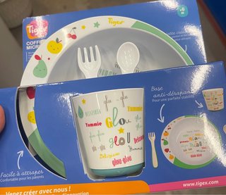 Vajilla infantil Tigex multicolor