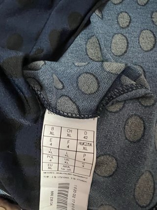 Vestido Promod Talla XL Negro/Azul