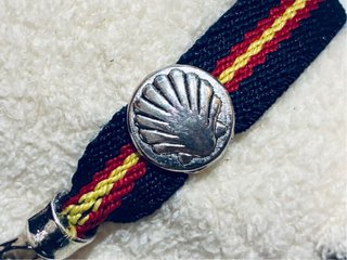 Pulsera Con Bandera España Concha Peregrino 17 CM