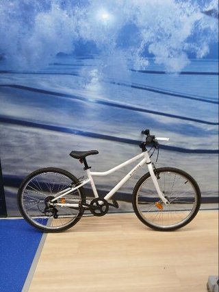Bicicleta niños 24 pulgadas Riverside 100 blanco 9-12 años