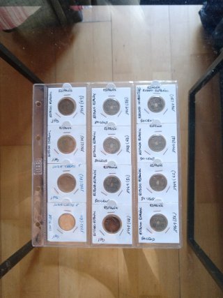 96 Monedas Estado Español No Repetidas
