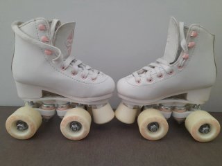 Patines Oxelo Talla 29 Blancos e Rosa