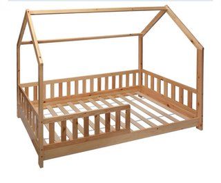 Cama Casita Infantil Madera Pino Bosco