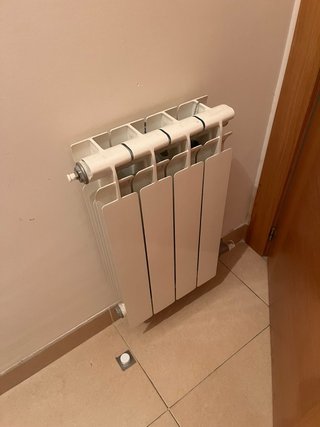 Radiadores de gas natural blancos