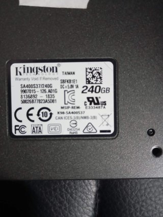 Kingston A400 SSD 240GB SATA III
