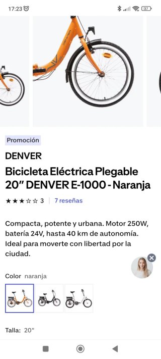 Bicicleta Eléctrica Nueva Sin Estrenar