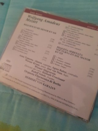 CD Karajan Mozart Requiem