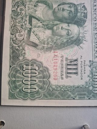 Billete 1000 Pesetas 1957 Reyes Católicos