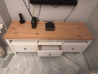 Mueble TV madera con 3 cajones