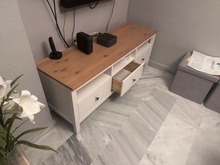 Mueble TV madera con 3 cajones