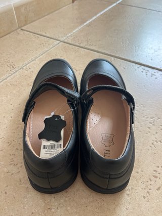 Zapatos Escolares Niña Negro Talla 39