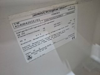 Nevera y congelador Siemens 193 x 60