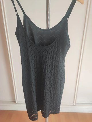 Vestido Camaleonica Negro Multicolor Talla L
