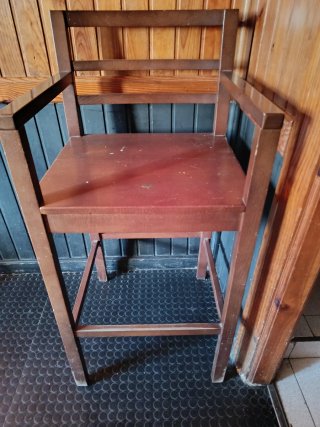 5 Taburetes Madera Barra