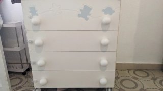 Cómoda Cambiador + Bañera bebé