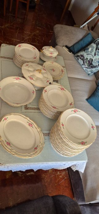 Vajilla Pickman La Cartuja Porcelana
