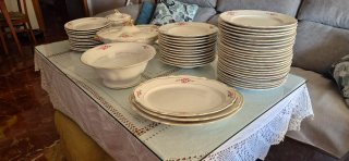 Vajilla Pickman La Cartuja Porcelana