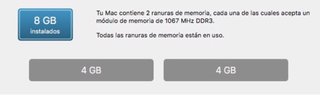 MacBook 13” 8 Gb RAM Late 2009 Unibody Blanco 2009