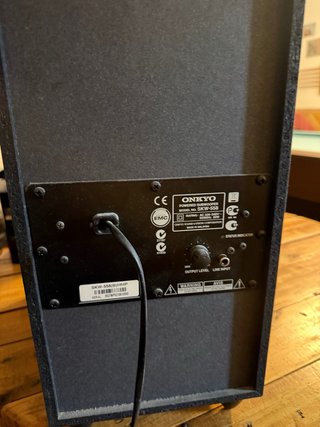 Juego de altavoces Onkyo negros