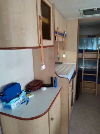 Caravana en camping Riera de Merlès