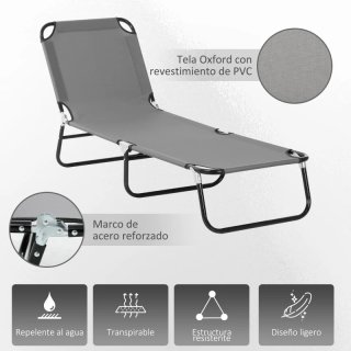 Tumbona plegable