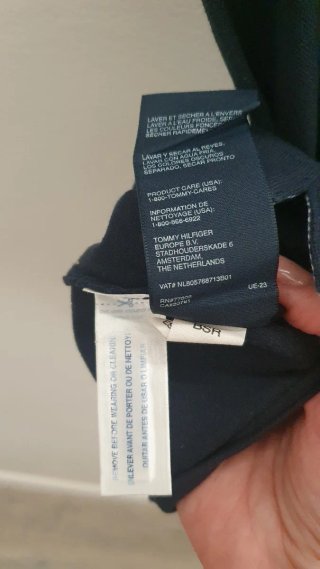 Polo Tommy Hilfiger Azul Talla XS, para una 36