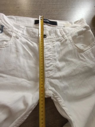 Jeans Armani Dritti Donna Bianchi Taglia M
