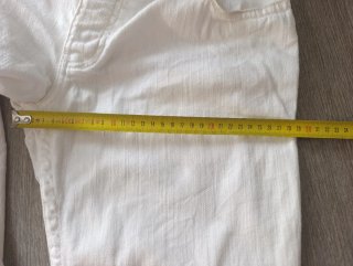 Jeans Armani Dritti Donna Bianchi Taglia M