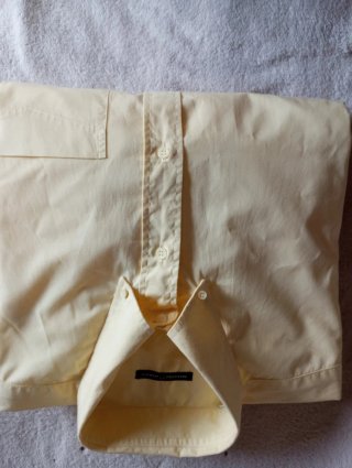 Camisa vintage Miguel Ibars amarilla Talla V