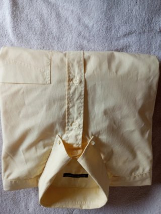 Camisa vintage Miguel Ibars amarilla Talla V